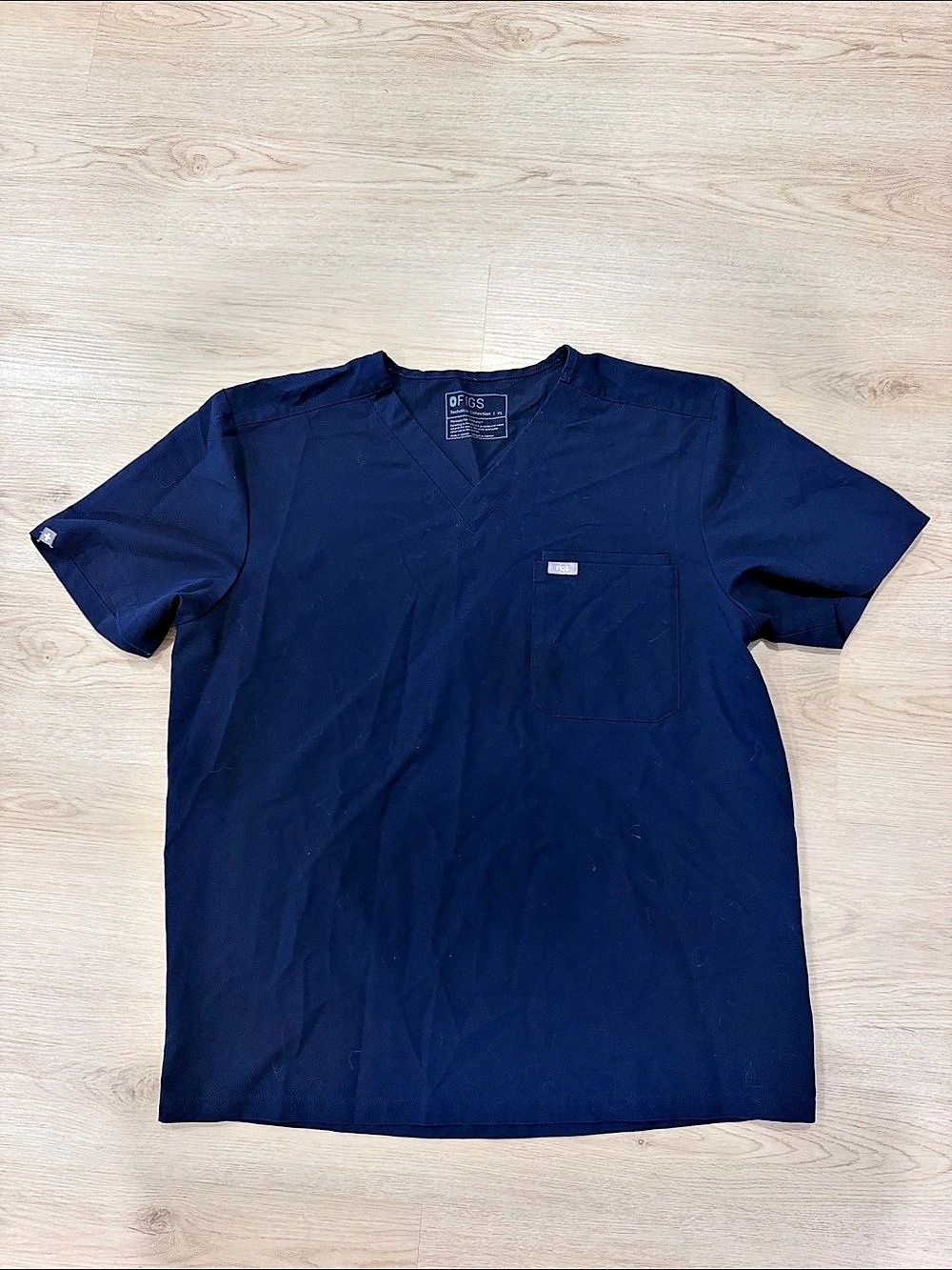 FIGS Technical Collection Short Sleeve Tee Blue XL